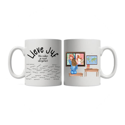 Image of Lieve Juf we zullen je nooit vergeten